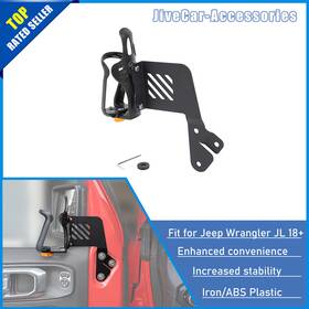 Jca2025031763 Jive-car-accessories Left Front Door Drink Water Cup Holder Mount Bracket For Jeep Wrangler Jl Jt 18