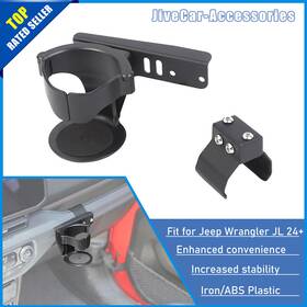 Jca2025040110 Jive-car-accessories Passenger Co-pilot Cup Holder Water Stand Mount For Jeep Wrangler Jl Jt 2024 25