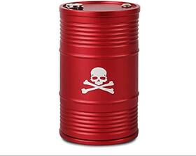 Jomocare 790901311106 Car Ashtray With Lid Smell Proof Ash Tray Portable 9.5 6 Centimeters Red