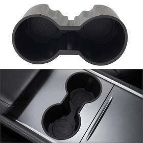 Kabusikikaisya-kawausa 550747715717 Center Console Cup Holder Interior Insert For Tesla Model 3 21-23 Y 21-24