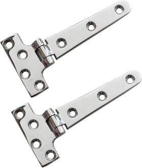 Keehui 699987495444 2 Pieces Of 316 Ss Marine Grade Heavy Duty T Hinge 6ftft X 3 Inch Casting 152mm