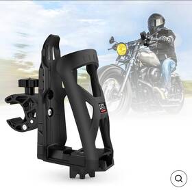 B0113-06702bk-km Kemimoto Adjustable Handlebar Cup Holder Mount Drink Bottle Water For Motorcycle Atv Bike