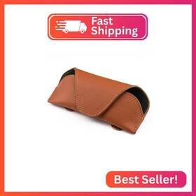Sh02 Kevancho Magnetic Sunglass Holder For Car Visor Clip Leather Glasses
