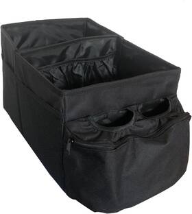 Ak-003 Kopleoth Car Seat Organizer - Front Or Backseat Black