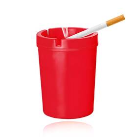 Kvaey-3696ca Kvaey Car Ashtray Smokeless Self-extinguishing Auto Portable Red