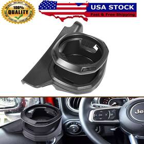 Kyqp002333 Ky-auto Left Side Door Mount Bottle Drink Cup Holder For Jeep Wrangler Jl Jlu 2018-2024