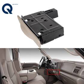 Lablt Qs475408qr For 1999-2004 Ford F-250 F-350 F-450 F-550 Dash Cup Holder Parchment Tan
