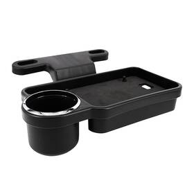 Lainloy Lainloy-lnoy-172 Car Cup Holder Tray Detachable Eating Organizer Backseat 10.15 Inch Black