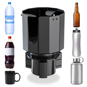 Leoenir 735373618896 Cup Holder Expander For Car Automotive Drink Adapter With Adjusta