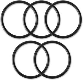 Leyurise 717308055952 Boat Gas Cap O-ring 5 Packs Marine Deck Fill Gasket Black