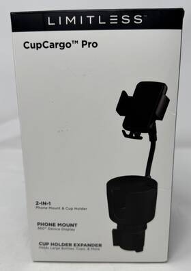 Limcrg02001 Limitless Cupcargo Holder Expander And Phone Mount With Adjustable