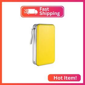 Gasdfas-001 Liovode Dvd Case 96 Capacity Cd Portable Holder Storage Hard Plastic Dv
