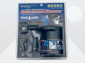 Liquid Caddy 896118000038 The Ultimate Beverage Holder Factory Packaged Color Black