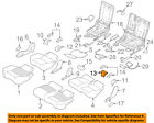 Lr059246 Land Rover Oem Second Row Back Rear Seat Bracket