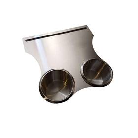 4754chdb-sc Ls Fabrication Double Barrel Stepped Cup Holder