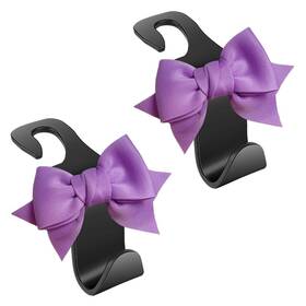 Luchike B0ds5wq46t 2 Pack Bow Car Purse Hook Bag Hooks For Purple