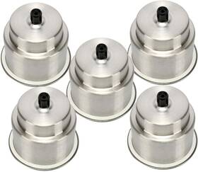 Lucky Seven 783906168578 Stainless Steel Cup Drink Holder With Drain For Marine Boat Rv Silver