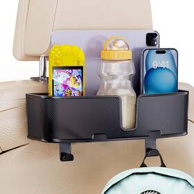 Ss-x09 Magjieyx Car Headrest Cup Holder And Snack Storage Back Seat Organizer With Strong Hooks