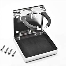 Mc99351011 Marine City Adjustable Folding Cup Holder 304 Stainless Steel For Boat Rv