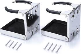 Cz9682-2 Marinebaby Stainless Steel Adjustable Folding Cup Drink Holder 2pcs