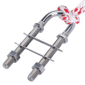 Sc7850s Marinebaby 3/8 Inch Boat Stern/bow Eye Bolt Marine Stainless Steel 4-1/2 Long