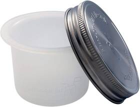 Mason Jar Lifestyle 736631118721 Divider Cup By - For Salads Dips And Wide Mouth Frost