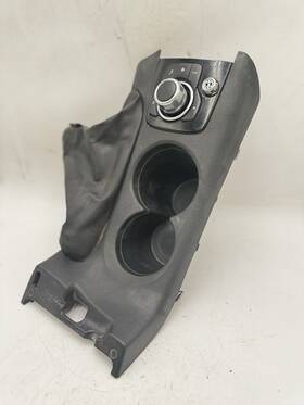 Bjs7-64431 Mazda 2014-16 3 Center Console Cup Holder Hand Brake Trim And Media Control Switch