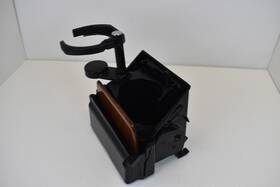 2106830610 Mercedes 1996-2003 E300 E320 E430 W210 Front Wood Trim Foldable Cup Holder Oem