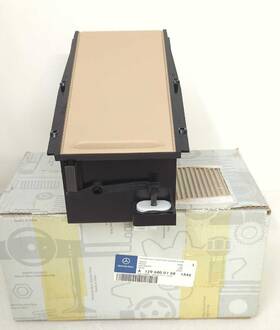 12968001581a46 Mercedes-benz New Oem Cup Holder Console Kit 1990-2002 Sl-class Tan 1296800158a46