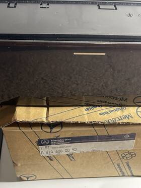 2106800852 Mercedes-benz Genuine Wood Compartment. # Nos Never Installed