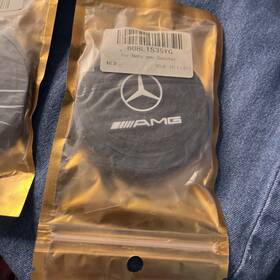 B08l1s3syg Mercedes-benz Amg Logo Cup Holder Coasters Interior Accessories Pair New