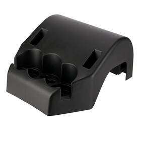 648-073 Mid America Motorworks 2005-2013 C6 Corvette Dual Cup Holder Storage Console Fits Coupe Only Black