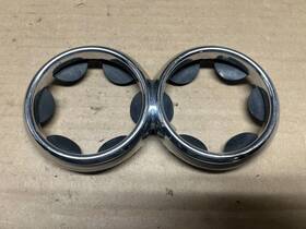 51167127915 Mini Cooper 02-08 Console Front Cup Holder Chrome Trim R50 R52 R53