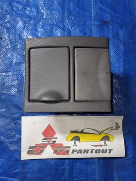 Ma820791 Mitsubishi 95-99 Eclipse Talon Cup Holder Center Console Insert 2g Dsm Grey Stock#a