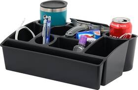 2180225-1 Moblorg Vehicle Seat Organizer Car Storage Caddy With Carrying Handle 2 Large Black