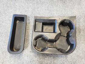 5kk92trm Mopar 06 07 08 09 Dodge Ram Floor Console Cup Holder And Tray Rubber Insert Liner