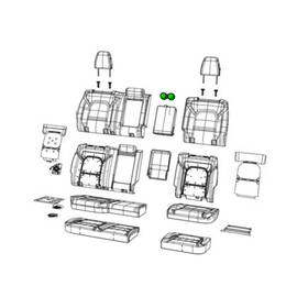 7ag09tx7aa Mopar Cup Holder Liner For 2019 2023 Ram 1500