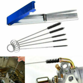 Auimsocoau263-2 Motorcycle Carburetor Carb Jet Dirt Remove Cleaning Needles Brushes Tools