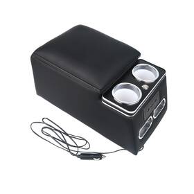Ns-fsx-01 Mr Hello Black Universal Truck Seat Organizer With Led Light Usb Port Cup H