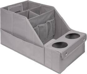 Yxto0001 Mulisoft Car Seat Organizer - Backseat With 11 Pure Gray