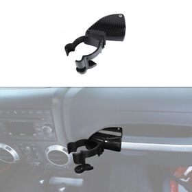 Tesin220627z111 Multi-function Drink Cup Phone Holder For Jeep Wrangler Jk 2011-17 Carbon Fiber