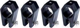 Mx 738944749258 Bimini Top Fitting Hardware Boat Jaw Slide Cap Eye Black-1 Inch