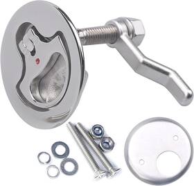 Mx 738944749418 Boat Cam Latch Marine Hatch Pull Handle 2.5in Stainless Steel Lock Flush Mount