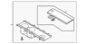 Ne516439xa02 Mazda Miata Console Cup Holder Oem New