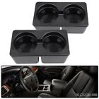 02itg4501bbk New Black Dual Cup Holder Insert Fit For 07-14 Gmc Cadillac Chevy Center Console