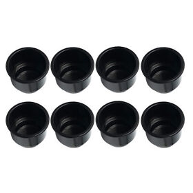 Nbem-0303-bk08 Novel Bee 8pcs Cup Holders Insert Universal With Drain For Car Boat Camper