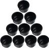 Nbem-0303-bk10 Novelbee 10pcs Black Plastic Cup Holder Boat Rv Car Truck Inserts Universal Size