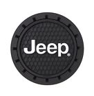 Ohiwk5e9sn General Universal Cup Holder Coaster Jeep Logo Count Pvc Plasticolor