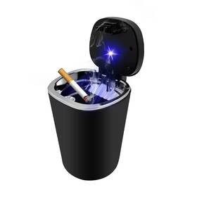 Ohleats-1859ca Ohleats Car Ashtray Detachable Stainless Steel 3.7 2.9 2.8 Inches Black
