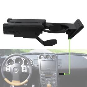 C-2001bl Omozone Dash Dashboard Cup Holder Assembly Black Compatible With 2003-2005 Nissan 350